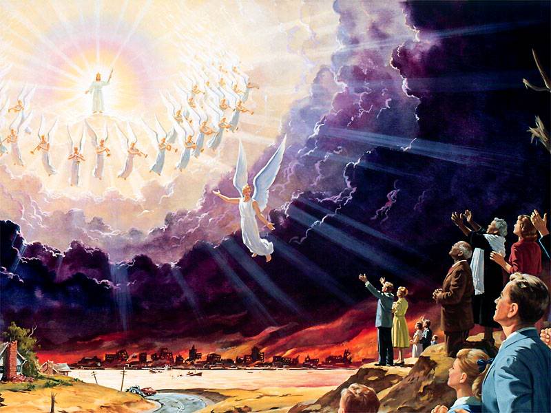 800x600 The Events Of The Second Coming Of Jesus Christ (Post Tribulation - Second Coming Of Jesus Painting