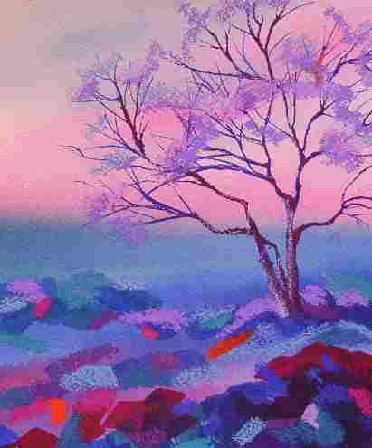 411x495 Colour Wheel - Secondary Colours Painting