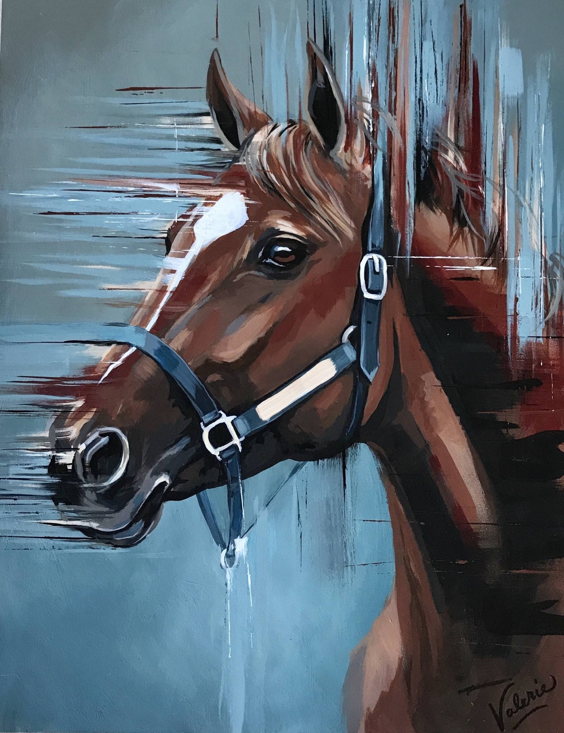 1920x2495 Saatchi Art Secretariat Painting By Valerie Carpender - Secretariat Painting