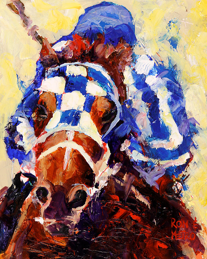 719x900 Secretariat Painting By Ron And Metro - Secretariat Painting