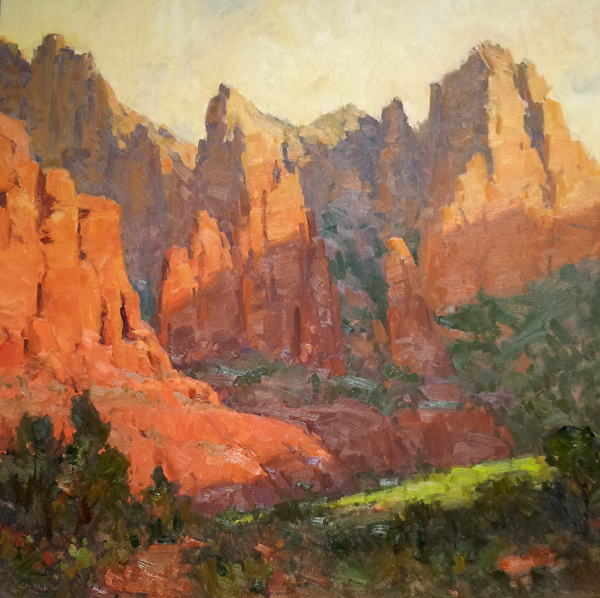 600x598 Painting Sedona With Bill Cramer - Sedona Painting