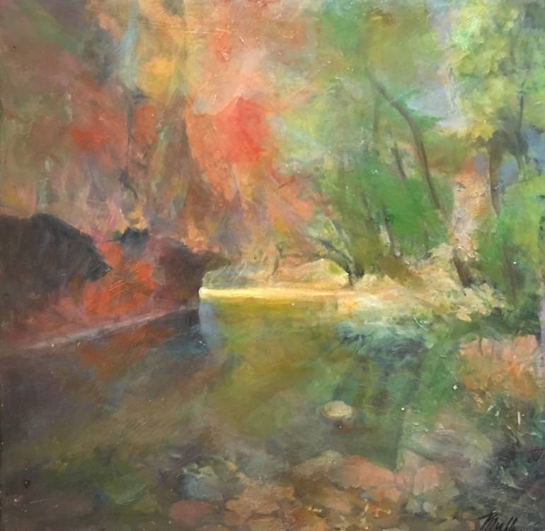 770x750 Saatchi Art Oak Creek Sedona Painting By Marilyn Muller - Sedona Painting