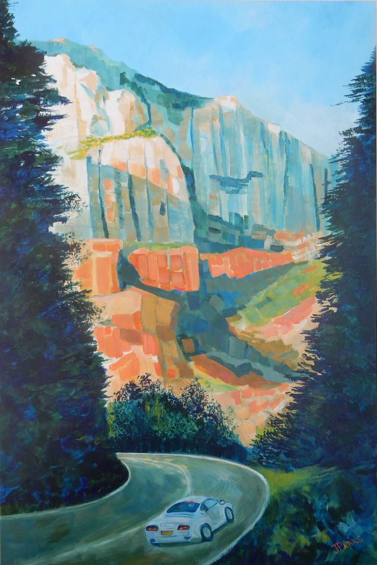 770x1154 Saatchi Art Road To Sedona Painting By Joy Parks Coats - Sedona Painting