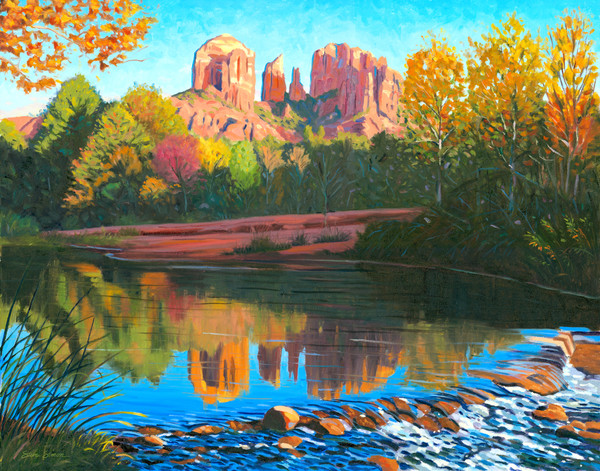 600x471 Sedona Arizona Paintings By Steve Simon - Sedona Painting