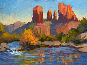 300x224 Cathedral Rock Sedona Paintings Fine Art America - Sedona Painting