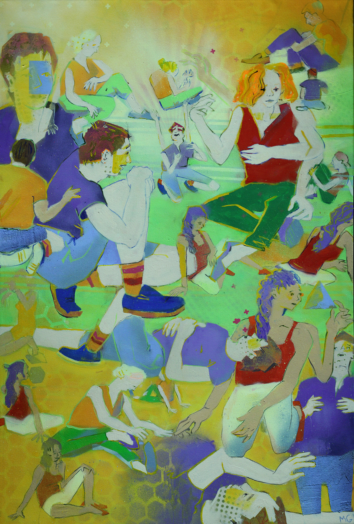 1200x1775 M.m.gaman Psychoacoustics - Sehgal Painting