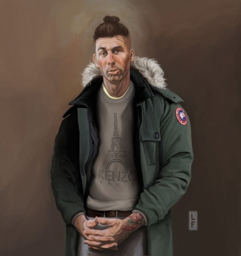 475x504 Art Of The Day Kramer 2015 - Seinfeld Kramer Painting