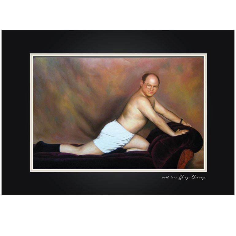 770x770 Seinfeld's The Package George Costsnza Poster Print - Seinfeld Painting