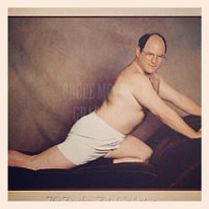 300x300 Seinfeld Posters Mobile Prints - Seinfeld Painting George