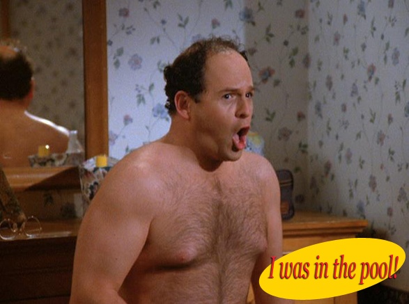 587x437 The 293 Best Seinfeld Images On Seinfeld, Soup And Soups - Seinfeld Painting George