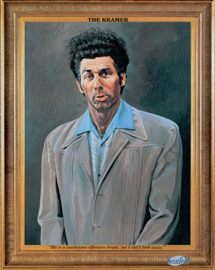 717x899 Seinfeld Kramer (Sm) Poster Tshirtnow - Seinfeld The Painting
