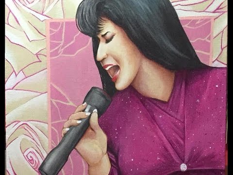 480x360 Selena Acrylic Painting - Selena Painting