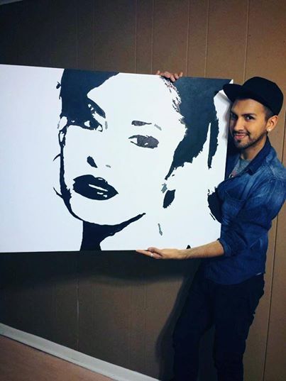 403x537 Chris, A Super Selena Fan, Shares This Awesome Painting! I'Ve - Selena Painting