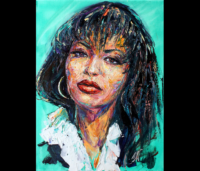 700x600 Selena Quintanilla - Selena Quintanilla Painting