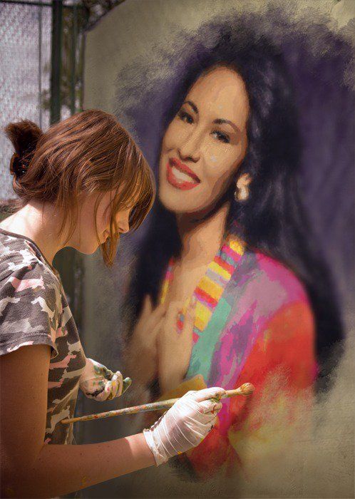 498x700 Selena Fan Art! That Painting Looks Amazing!! Drawings - Selena Quintanilla Painting
