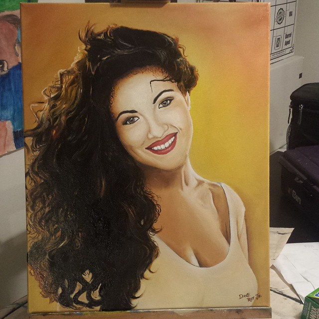 640x640 I Finished This Painting Earlier This Week As A Tribute - Selena Quintanilla Painting