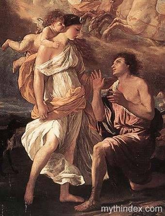 340x445 Selene And Endymion (Detail), By Nicolas Poussin (1594 1665 - Selene And Endymion Painting