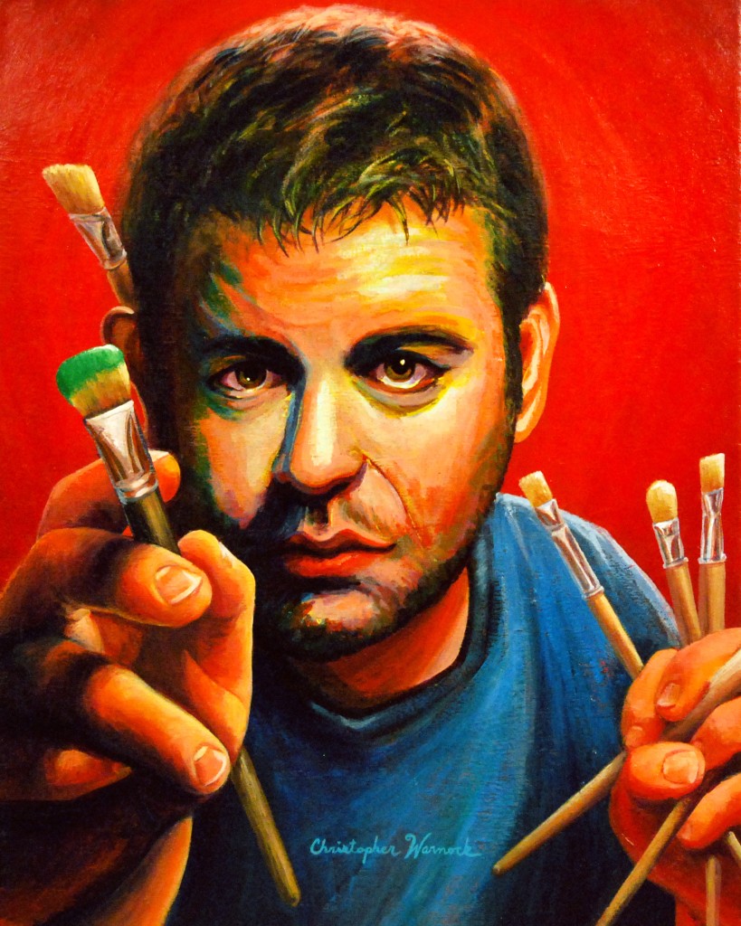 819x1024 Painting Chris Warnock - Self Painting