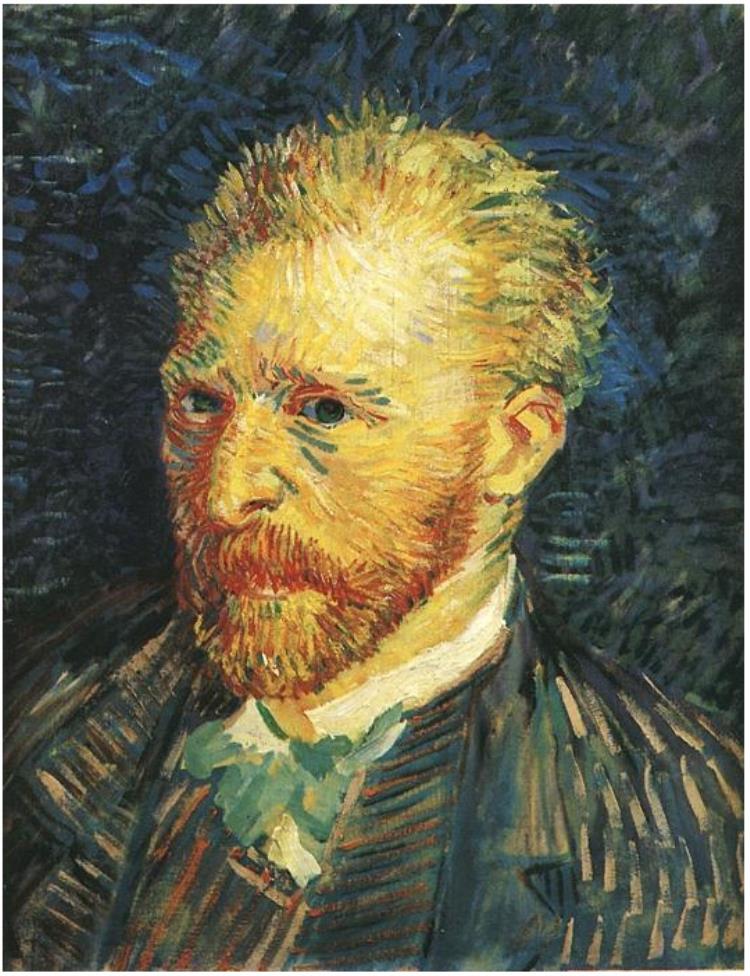 750x976 Self Portrait Vincent Van Gogh - Self Painting