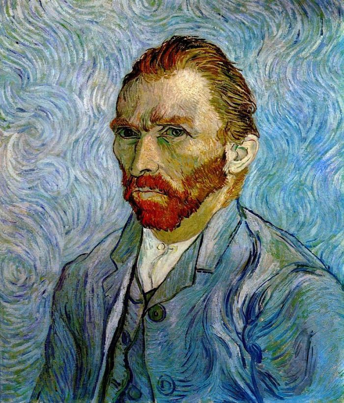 700x821 Self Portrait By Vincent Van Gogh - Self Painting