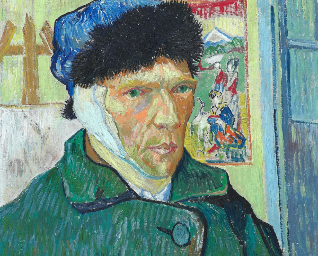 1308x1052 Vincent Van Gogh, Self Portrait With Bandaged Ear - Self Painting