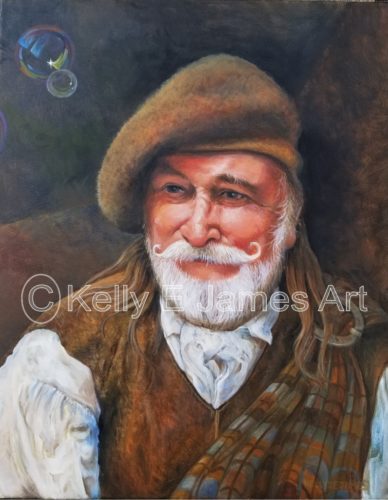 388x500 Kelly James Art News - Self Painting