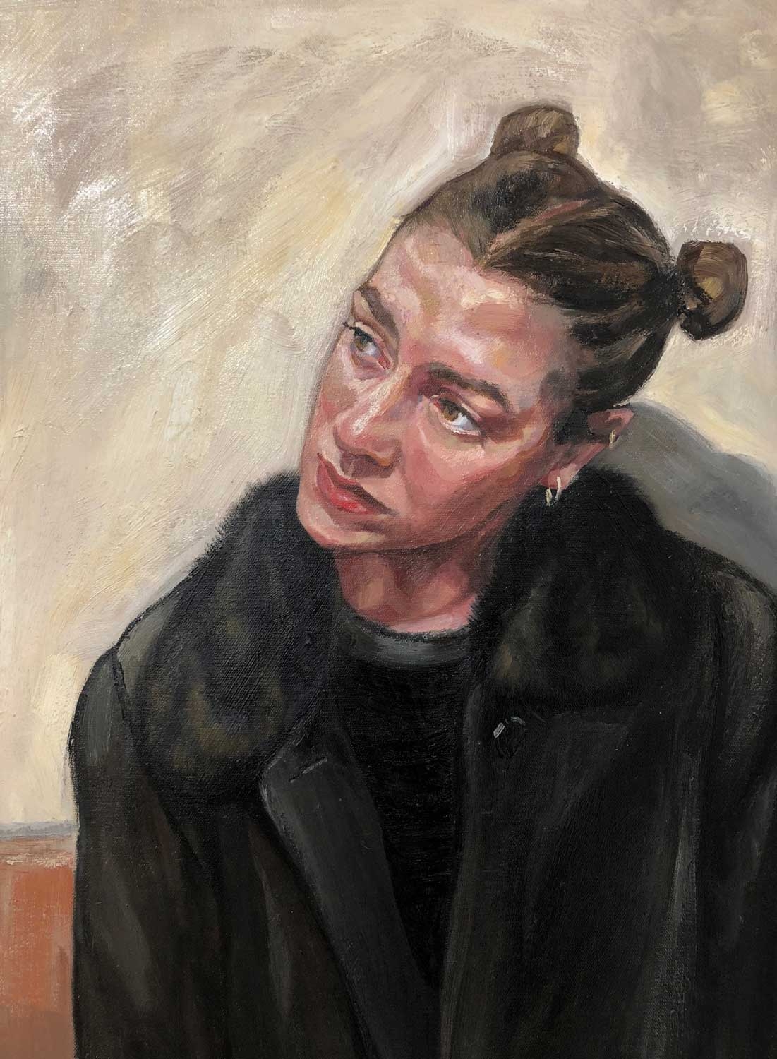 1101x1500 Self Portrait Ania Hobson - Self Portrait Painting