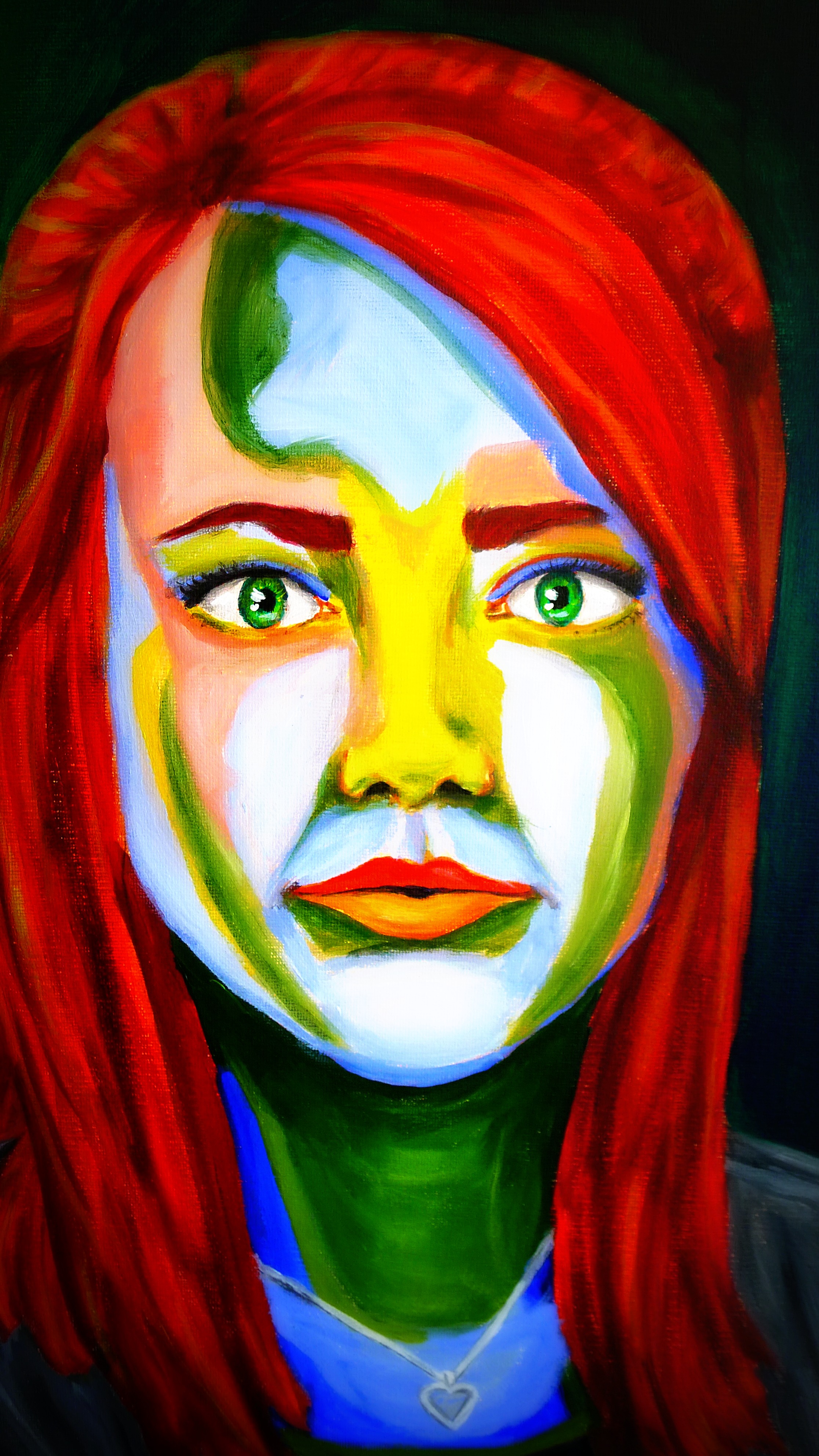 2232x3968 Self Portrait My Portfolio - Self Portrait Painting