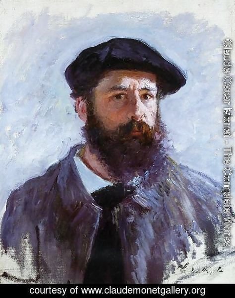 474x600 Claude Oscar Monet - Self Portrait Painting