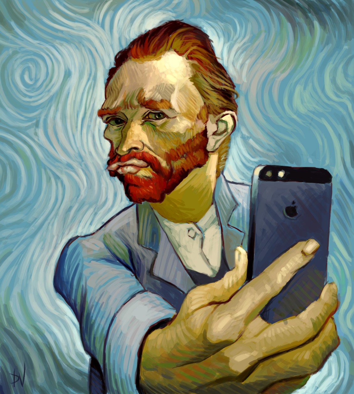 1149x1280 Selfie Vs. Self Portrait Academy Art U News - Selfie Painting