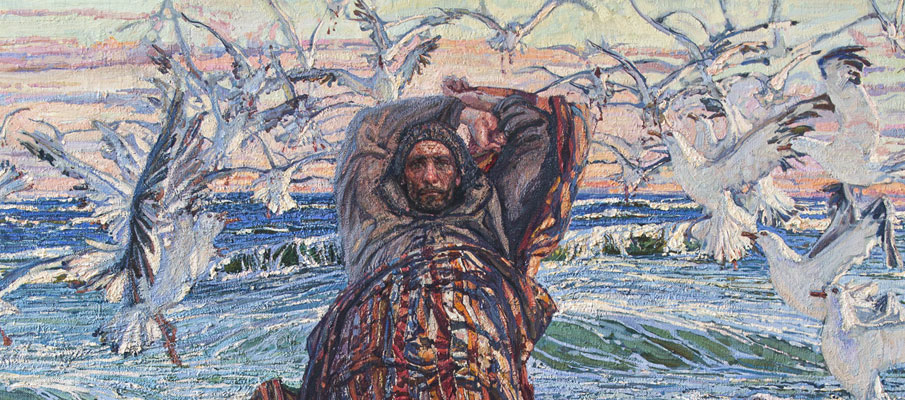 905x400 Oil Paintings Sale Online. Daud Akhriev. Realism Professional - Sell Oil Painting Online