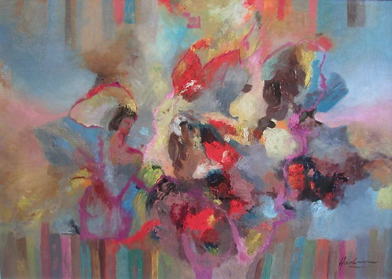 770x549 Saatchi Online Artist Dick Haakman Oil, Painting Carnaval - Sell Oil Painting Online