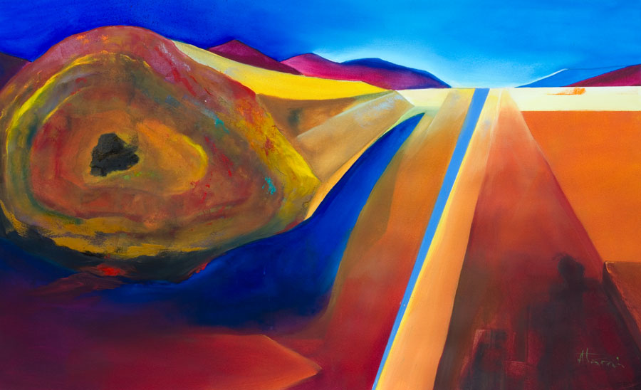 900x548 Semi Abstract Contemporary Painting For Sale From The Artist - Semi Abstract Painting