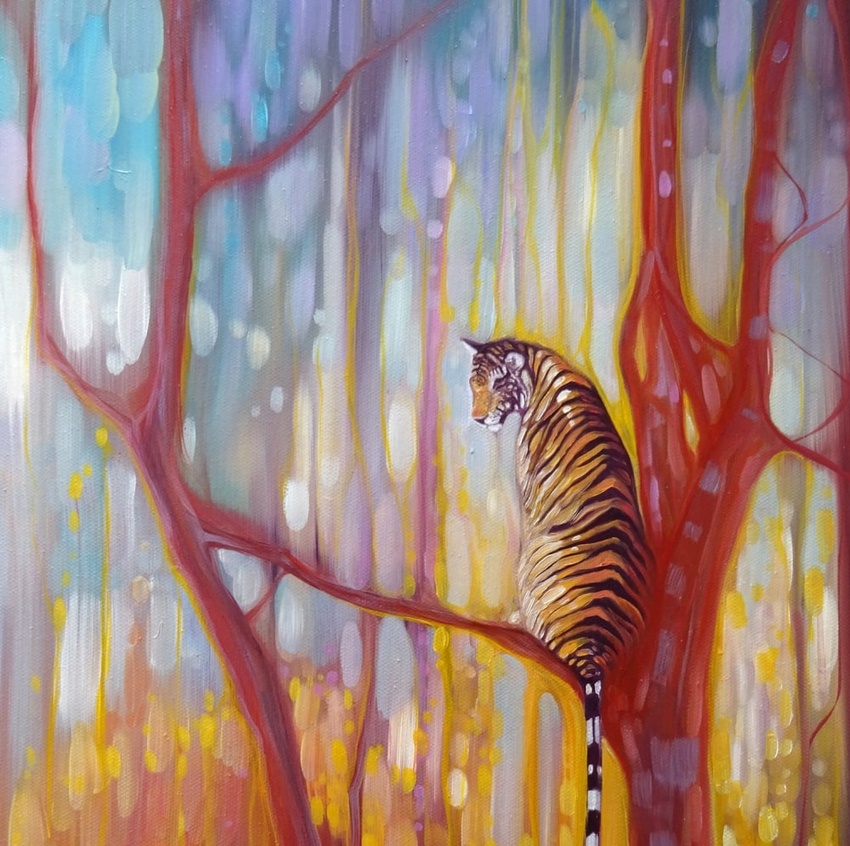 850x846 Light Of The Jungle - Semi Painting