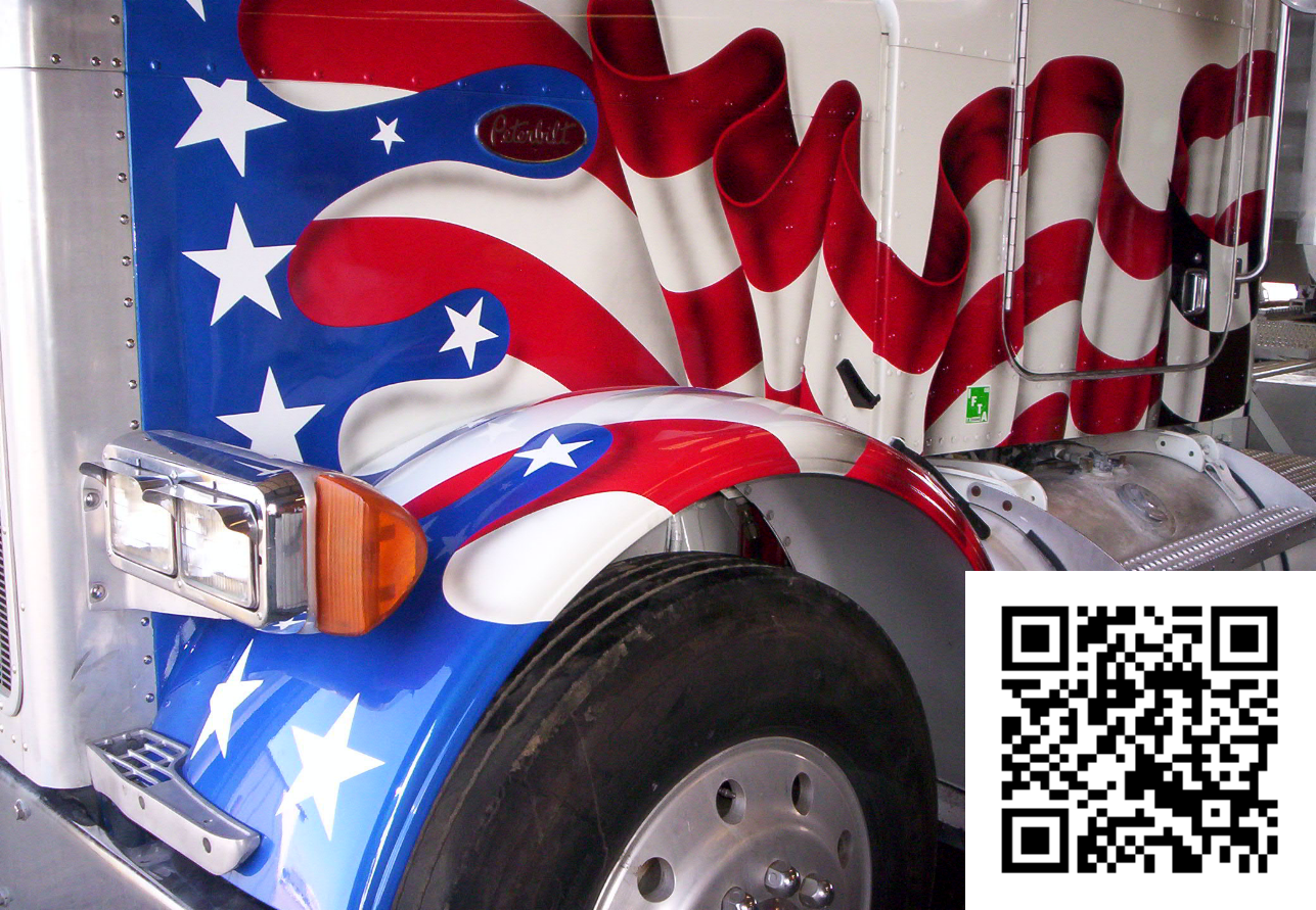 1287x891 Truck Painting, Bodyshop, Restoration And Wrecker Services - Semi Painting