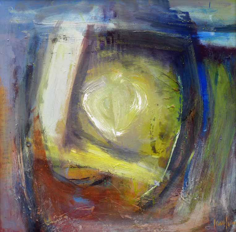 763x750 Birds Eye View Semi Abstract Landscape Painting Contemporary - Semi Painting