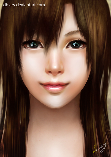 424x600 Semi Realism - Semi Realistic Painting