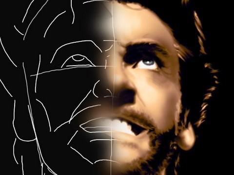 480x360 Digital Painting Tutorial 08 How To Draw Semi Realistic - Semi Realistic Painting