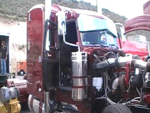 480x360 Custom Painted Semi Truck Walk Around - Semi Truck Painting
