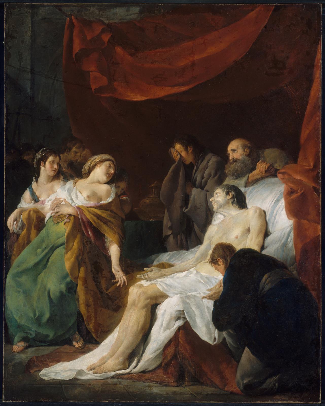 1281x1600 The Death Of Seneca Museum Of Fine Arts, Boston - Seneca Painting