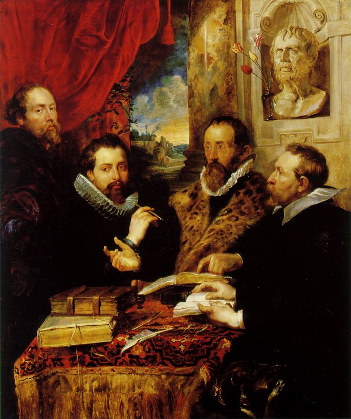 686x818 The Four Philosophers By Peter Paul Rubens 1611 12 Life Is Beautiful - Seneca Painting