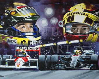 340x270 Ayrton Senna Etsy - Senna Painting