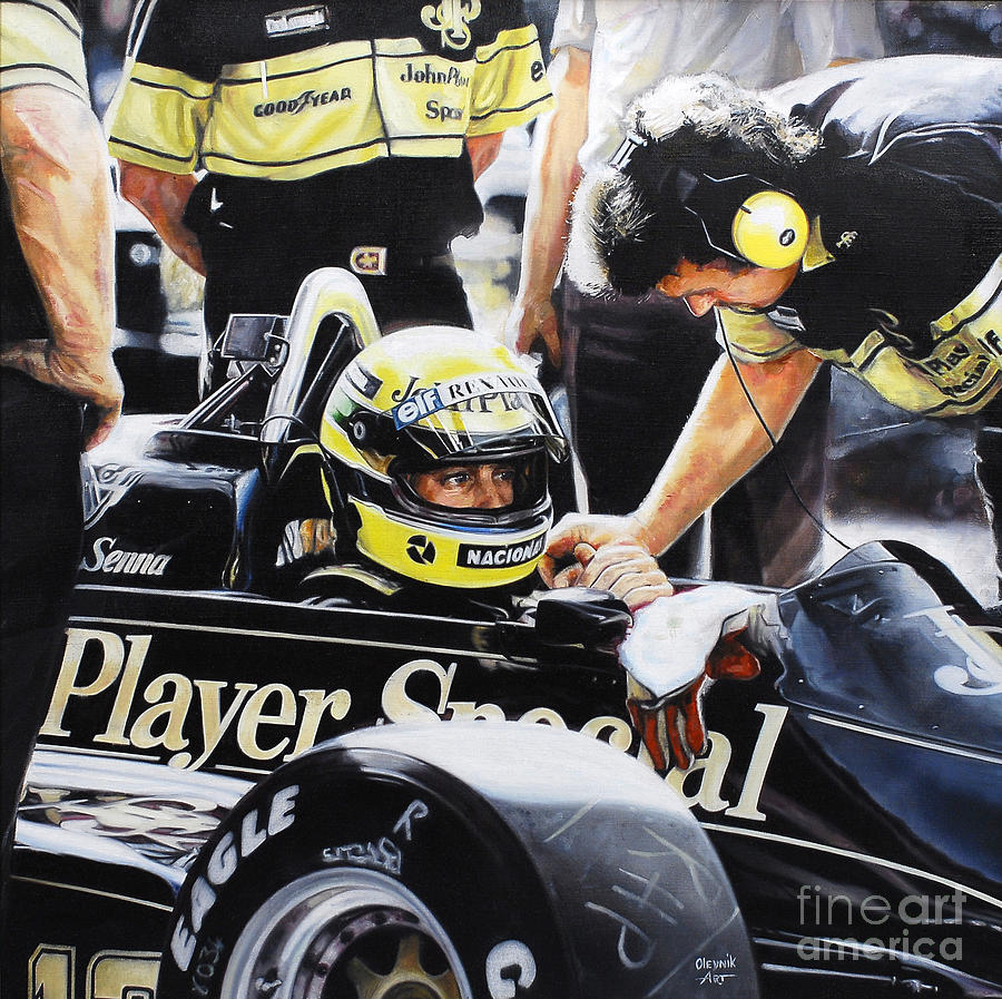 900x897 Ayrton Senna - Senna Painting