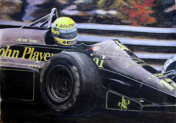 700x490 Ayrton Senna - Senna Painting
