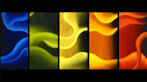 500x280 Painting - Sensual Abstract Painting