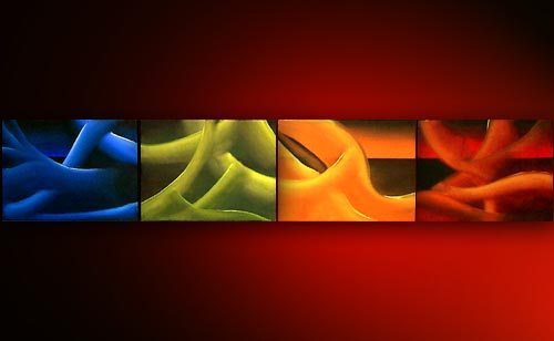 500x308 Painting - Sensual Abstract Painting