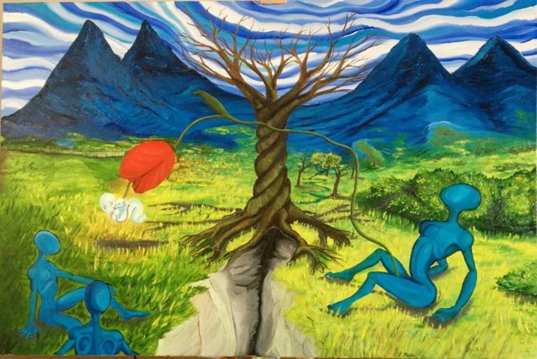 770x515 Saatchi Art The Separation Painting By Giuseppe Vaccarella - Separation Painting