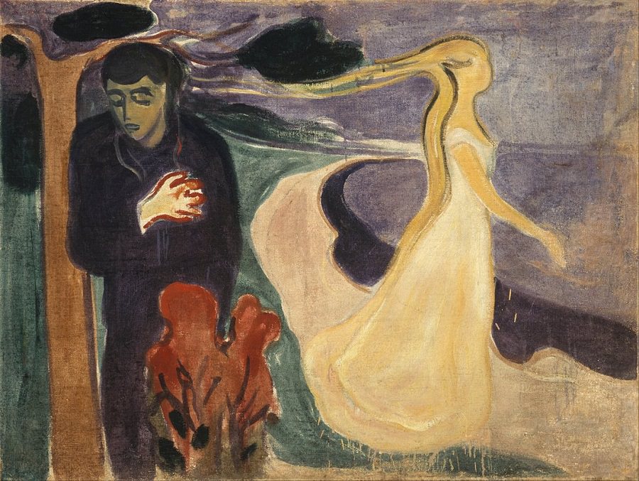 900x677 Separation, 1896 By Edvard Munch - Separation Painting
