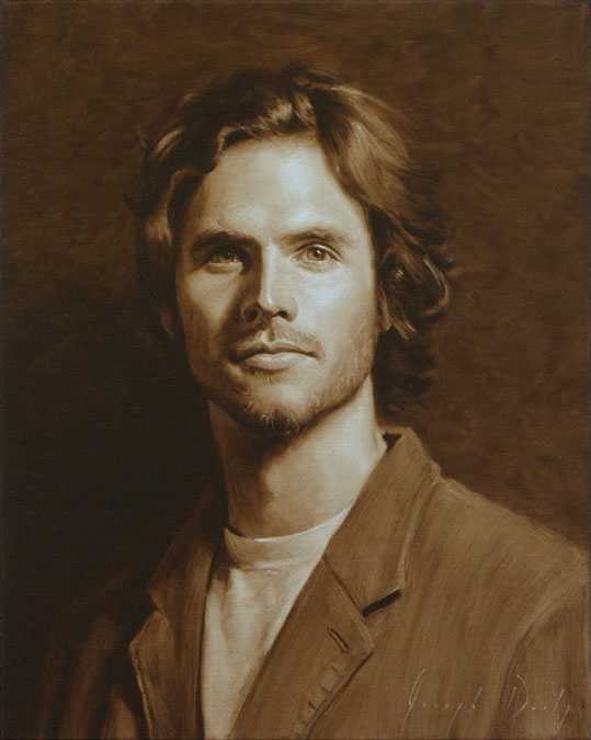 539x675 Joseph Q. Daily - Sepia Painting