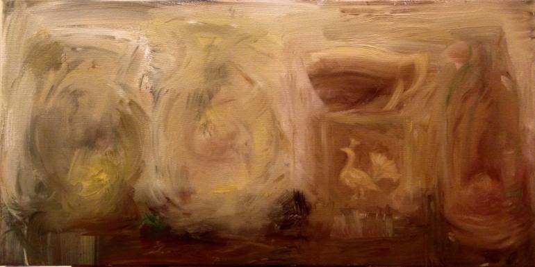 770x385 Saatchi Art Golden Sepia Painting By Arris Grace Hodge - Sepia Painting
